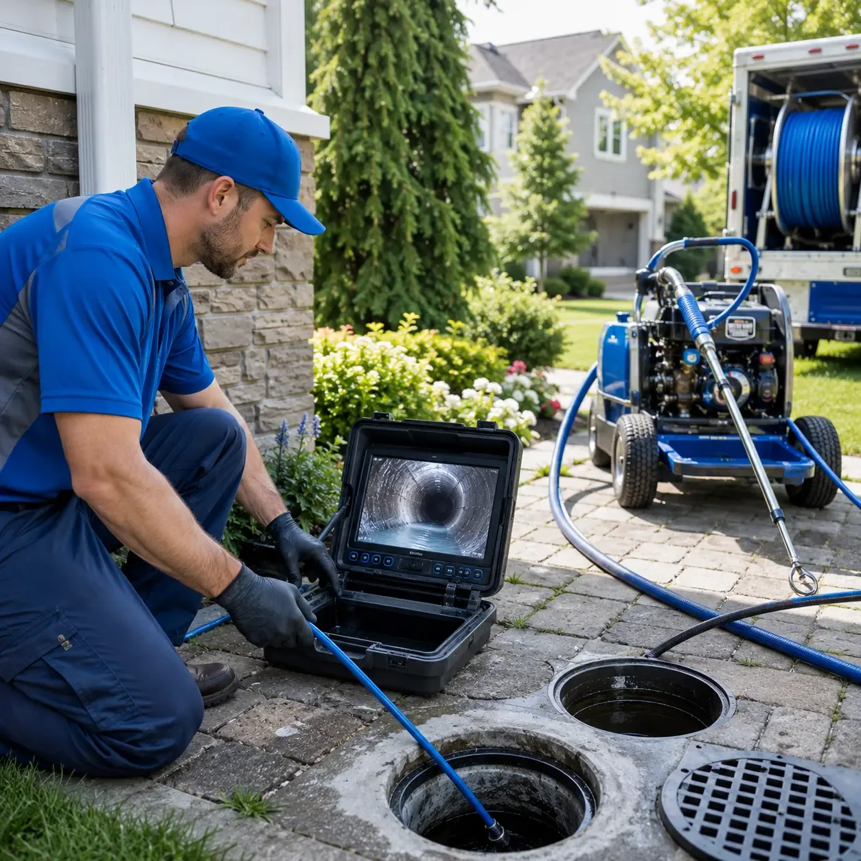 Outdoor drain cleaning professionals serving Yanceyville, NC